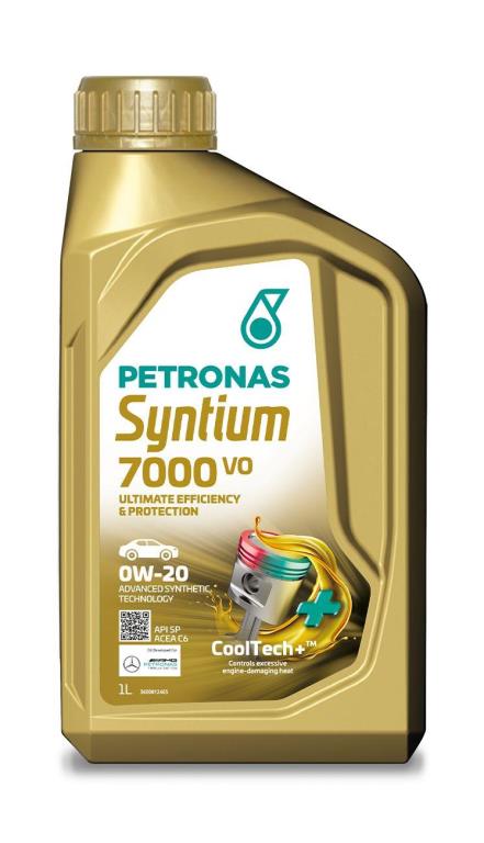 Aceite de motor (Aceite motor) PETRONAS SYNTIUM 7000 VO 0W-20  1L - ref. 70721E18EU